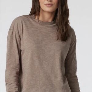 Vuori Taupe Long Sleeve Tee